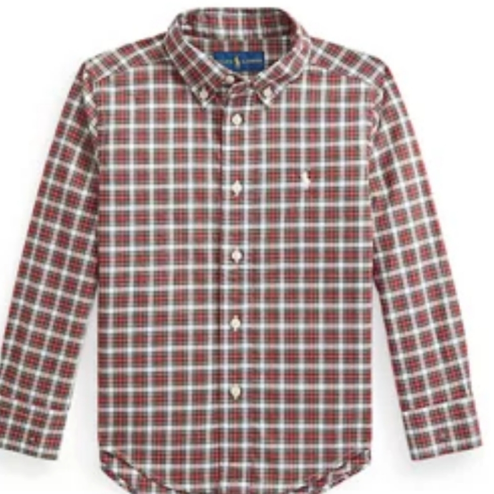 🆕️ Ralph Lauren Plaid Cotton Poplin Shirt
